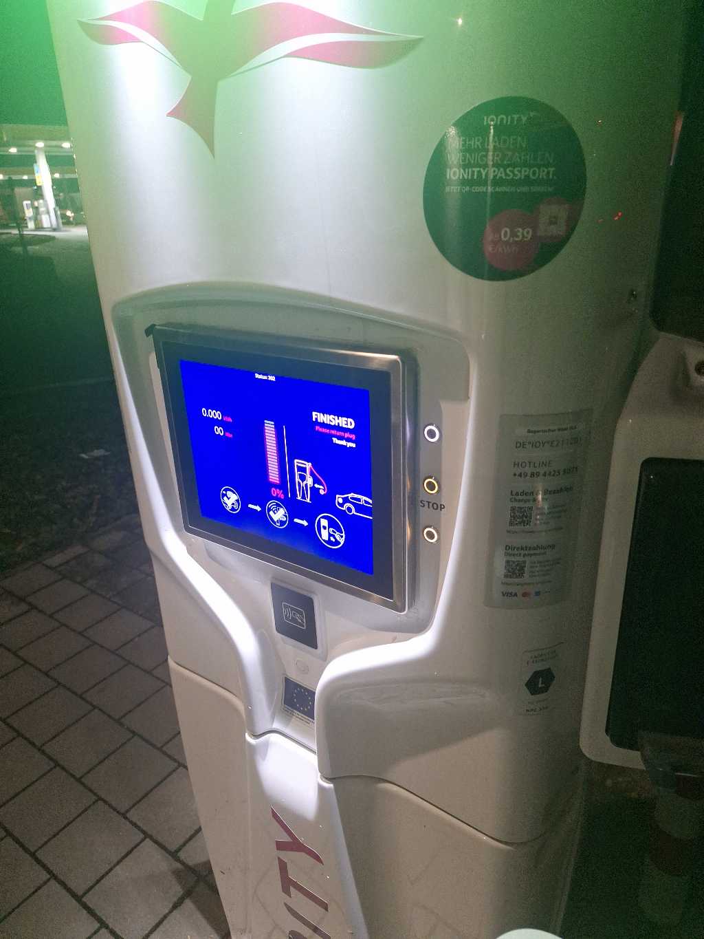 Ladepunkt DE*IOY*E211201 DE*IOY*E211201 - Rastanlage Bayerischer Wald Süd, A3 94336 Hunderdorf DE*IOY*E211201 DE*IOY*E211201 - Rastanlage Bayerischer Wald Süd, A3 94336 Hunderdorf