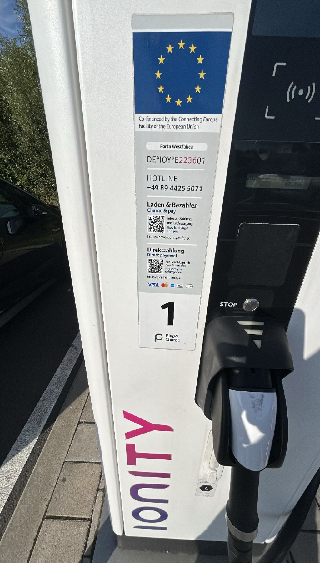 Ladepunkt DE*IOY*E223601 DE*IOY*E223601 - Zum Autohof 4 32457 Porta Westfalica DE*IOY*E223601 DE*IOY*E223601 - Zum Autohof 4 32457 Porta Westfalica