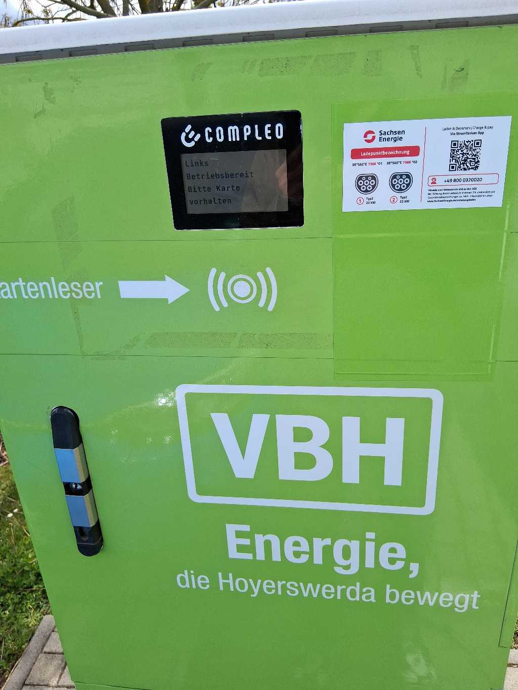 Ladepunkt DE*SAE*E7366 73662 - Stadtpromenade 1N 02977 Hoyerswerda DE*SAE*E7366 73662 - Stadtpromenade 1N 02977 Hoyerswerda